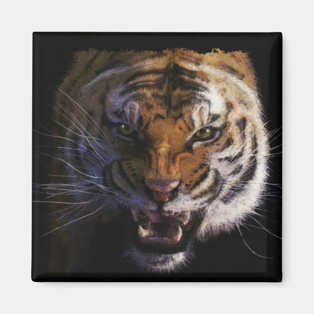 Aimant Bengale Tiger Faune Big Cat Lover Photo (Devant)