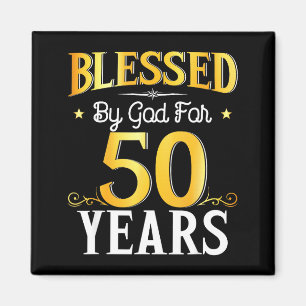 Aimant Béni par Dieu pendant 50 ans 50e anniversaire homm