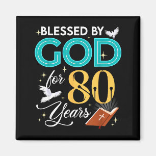 Aimant Béni par Dieu pendant 80 ans 80 ans 80e anniversai