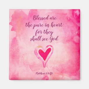 Aimant Bénis soient les purs dans le coeur - Matthieu 5: