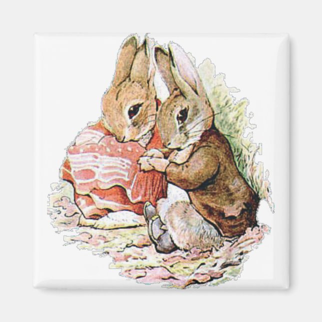 Aimant Benjamin Bunny and Peter Rabbit plan their raid (Devant)