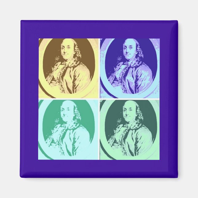 Aimant Benjamin Franklin (Devant)