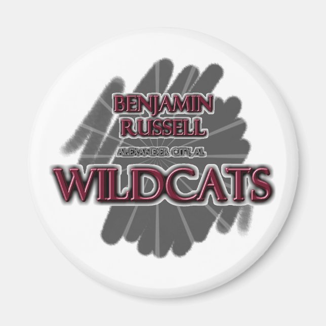 Aimant Benjamin Russell Wildcats - Alexander City, AL (Devant)