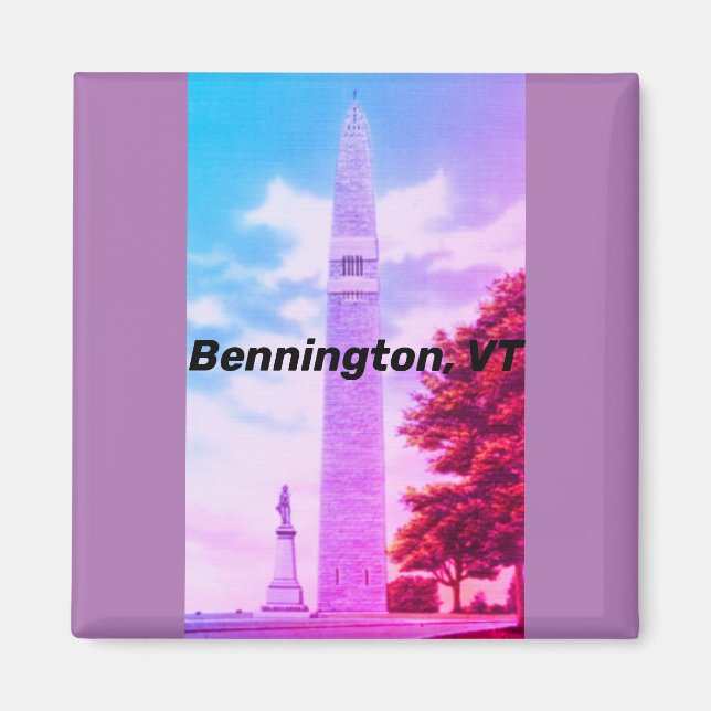 Aimant Bennington Monument, Old Bennington, Vermont (Devant)