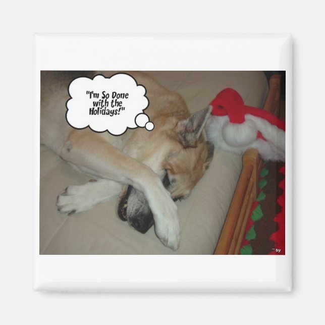 Aimant Berger allemand de Noël (Devant)