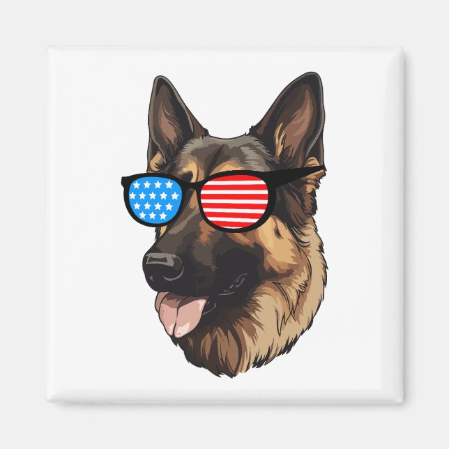 Aimant Berger patriotique allemand (Devant)