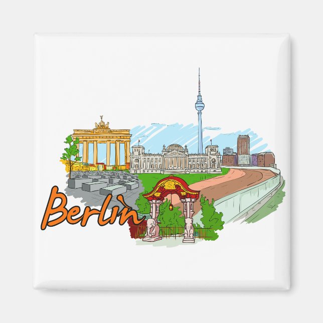 Aimant Berlin - Allemagne (Devant)