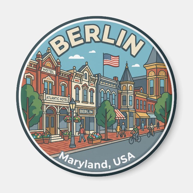 Aimant Berlin Maryland États-Unis (Devant)