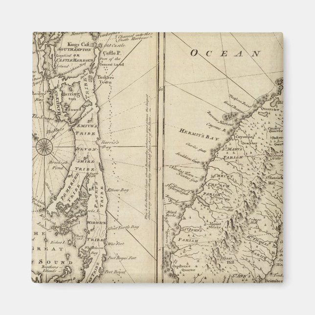 Aimant Bermudes (Devant)