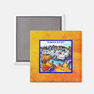 Aimant Bermudes Pop Art