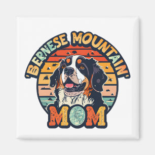 Aimant Bernese Mountain Mom : Où l'amour et le style entr