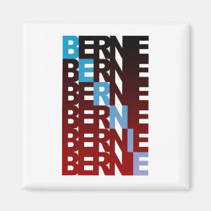 Aimant BERNIE sanders textuelBern