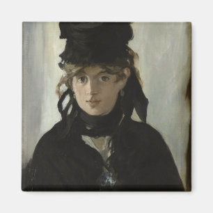 Aimant Berthe Morisot avec un bouquet de violettes de Man