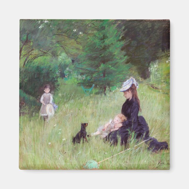 Aimant Berthe Morisot - Dans un parc (Devant)