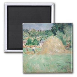 Aimant Berthe Morisot - Les piles de Haystacks à Bougival