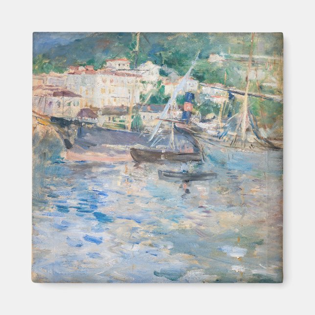 Aimant Berthe Morisot - Port de Nice (Devant)