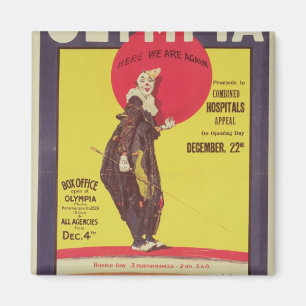 Aimant Bertram fraise l'affiche de cirque