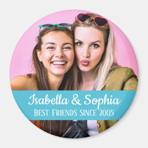 Aimant Best friends forever moderne BFF photo