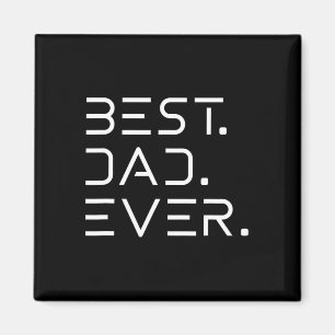 Aimant Best Papa Ever Chemise Moderne Développeur Program