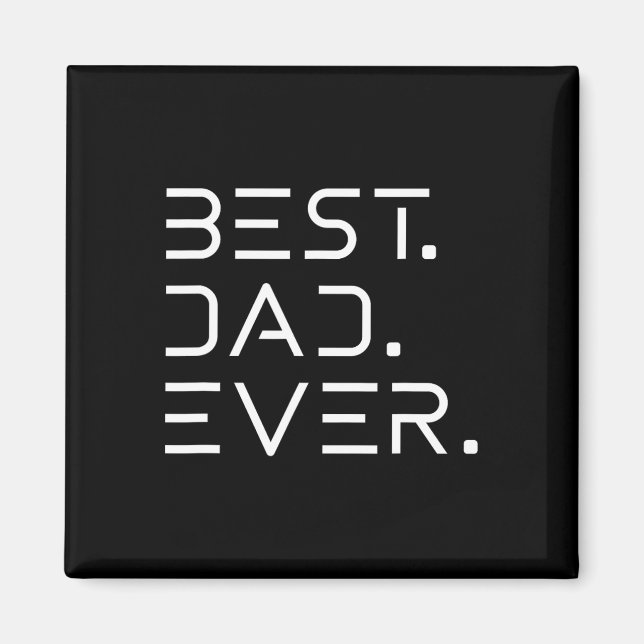 Aimant Best Papa Ever Chemise Moderne Développeur Program (Devant)