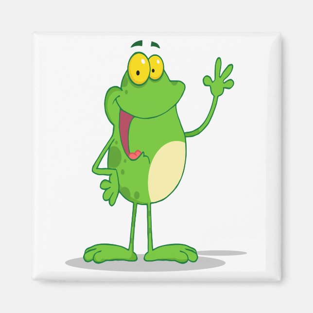 Aimant bête agitant amicale grenouille (Devant)