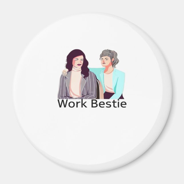 Aimant Bête de travail classique (Devant)