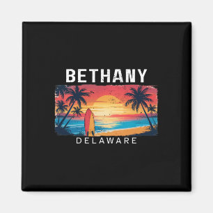 Aimant Bethany Beach Delaware Hommes Femmes Surf