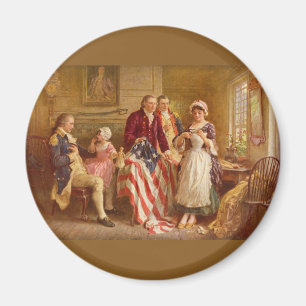Aimant Betsy Ross, 1777 (Histoire américaine) (Patriote a
