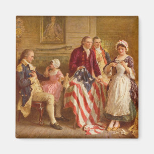 Aimant Betsy Ross, 1777 (Histoire américaine) (Patriote a