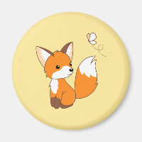 Beurre à regarder de la petite Fox mignonne