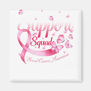 Aimant Beurre rose Guerrier Soutien Squad Cancer du sein