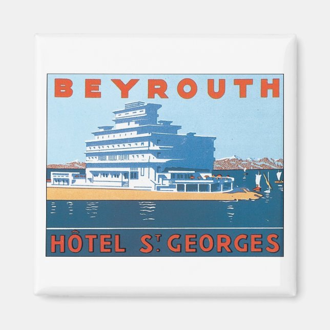 Aimant Beyrouth, Hotel St. Georges (Devant)