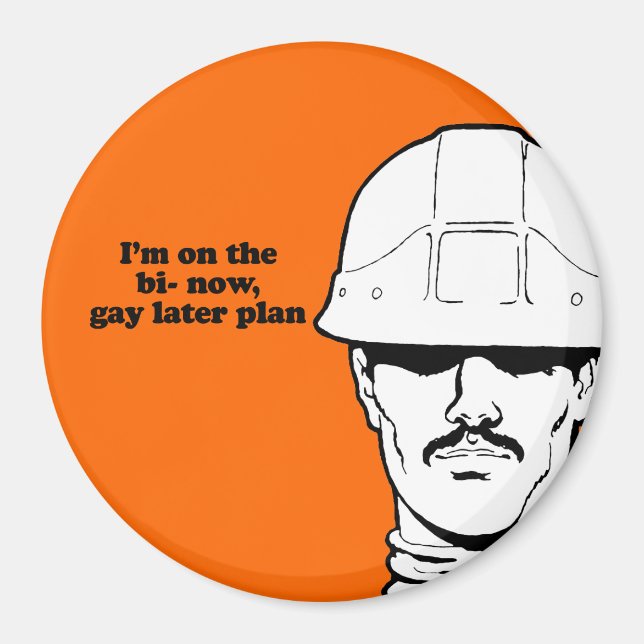 Aimant Bi maintenant gay plus tard (Devant)