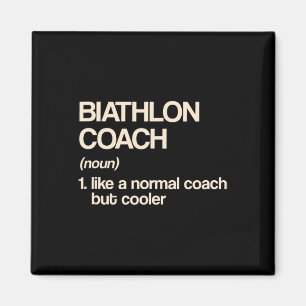Aimant Biathlon Coach Définition Funny Biathlète Humour