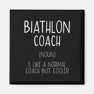 Aimant Biathlon Coach Définition Funny Biathlète Humour 1