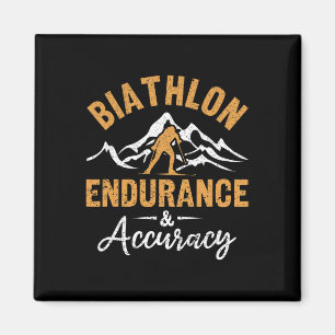 Aimant Biathlon Endurance Précision Biathlète Ski Shoot