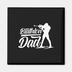 Aimant Biathlon Papa Sports Biathlon Biathlète Père Papa
