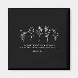 Aimant Bible Fleur Verset Pâques La Parole De Notre Dieu