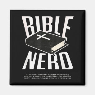 Aimant Bible nerd théologie chrétienne étudiant Saint-Esp