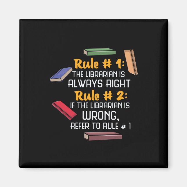 Aimant Bibliothécaire (Devant)