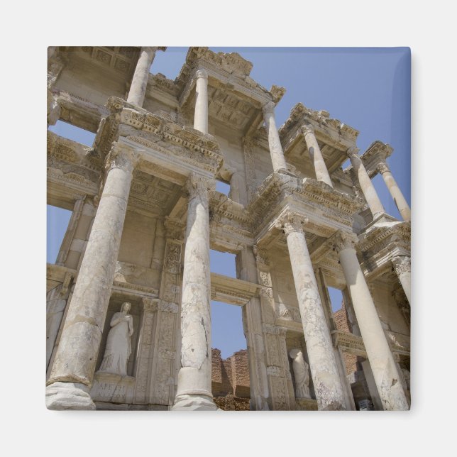 Aimant Bibliothèque de Celsus, construite en 114-117 aprè (Devant)