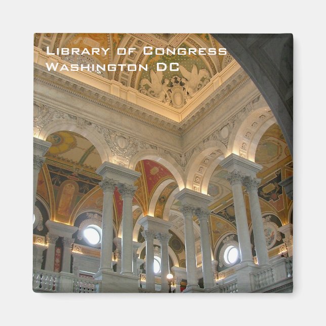 Aimant Bibliothèque du Congrès (Devant)