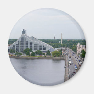 Aimant Bibliothèque nationale de la Lettonie, Riga