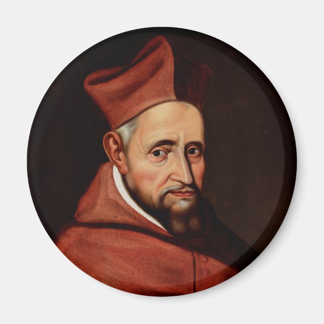 Aimant Bibliothèque romaine Saint-Robert Bellarmin Art (Devant)