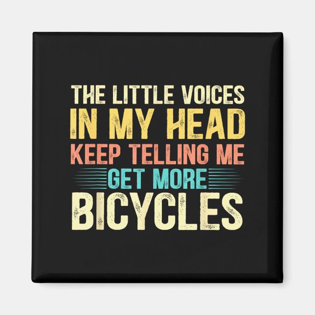 Aimant Bicycle Lover Funny Quote Cycling Humor  (Devant)