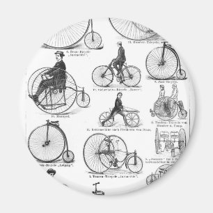 Aimant Bicyclette à grande roue Penny Farthing