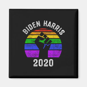 Aimant Biden Harris 2020 Black Lives Problem Lgbt Gay Pri