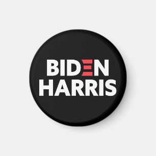 Aimant Biden / Harris Campagne électorale noir et blanc