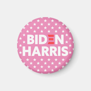 Aimant Biden / Harris Stars Motif rose