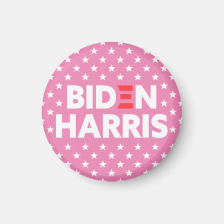 Aimant Biden / Harris Stars Motif rose